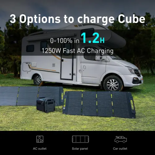 Estación de Energía Portátil Segway Cube 1000 1024Wh 2200W LiFePO₄ con UPS y App — imagen 7